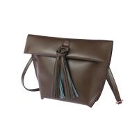 Made in Italy Ledertasche Clutch Schultertasche Umhängetasche Borsetta Schmucktasche Handtasche Henkeltasche Fransentasche