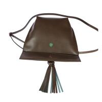 Made in Italy Ledertasche Clutch Schultertasche Umhängetasche Borsetta Schmucktasche Handtasche Henkeltasche Fransentasche