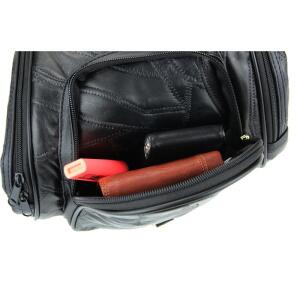 Unisex Cityrucksack Leder Mini RuCkSaCk Tasche Schultertasche Lederrucksack Damenrucksack Handtasche
