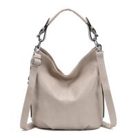 DAMEN TASCHE SHOPPER Hobo-Bag Schultertasche Umhängetasche Handtasche CrossOver CrossBag Damentasche Reisetasche Beuteltasche Beige