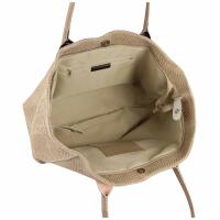 Made in Italy DAMEN LEDER TASCHE DIN-A4 Schlange Prägung Shopper Tote Bag Henkeltasche Wildleder Handtasche Umhängetasche Ledertasche Schultertasche Beuteltasche Dunkelbraun