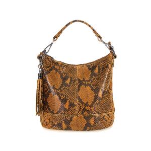 Damen Tasche italienische Design Ledertasche Handtasche