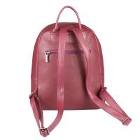 Damen Rucksack Cityrucksack Schultertasche Leder Optik Backpack Tasche Daypack Handtasche Umhängetasche Bordo