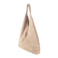 Made in Italy Damen XXL Leder Tasche Handtasche Wildleder Shopper Schultertasche