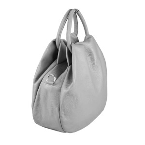 OBC Made in Italy Damen Ledertasche Hobo Bag Shopper Vintage Tote Bag Handtasche Umhängetasche Schultertasche Beuteltasche Crossbody Lemon