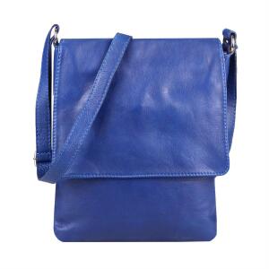 OBC Made in Italy Damen Leder Tasche Umhängetasche Schultertasche Crossbody Handtasche Ledertasche Nappaleder Cross-Over Body Bag Shopping Messenger
