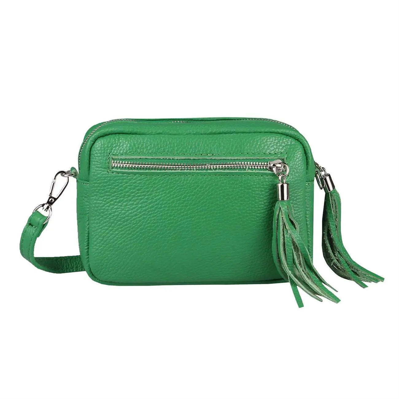Made in Italy DAMEN LEDER TASCHE Umhängetasche...