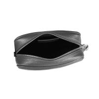 Made in Italy DAMEN LEDER TASCHE Umhängetasche Schultertasche Beuteltasche Cross-Over Crossbody Bag Glattleder Schmucktasche Fransen Ledertasche Cognac