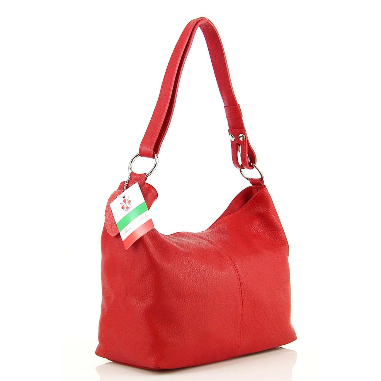 Hobo Bag Handtasche Leder Rot VALENTINO Shopper Pie Re Hobo Bag