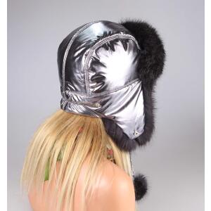 DAMEN KANINCHEN MÜTZE Fliegermütze Wintermütze Uschanka Polarmütze Bomber Pelzmütze Fellmütze