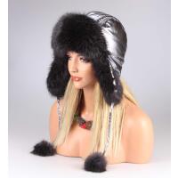 DAMEN KANINCHEN MÜTZE Fliegermütze Wintermütze Uschanka Polarmütze Bomber Pelzmütze Fellmütze