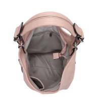 DAMEN TASCHE SHOPPER Hobo-Bag Leder Optik Schultertasche Umhängetasche Handtasche CrossOver CrossBag Damentasche Reisetasche Beuteltasche Rot 33x30x12 cm
