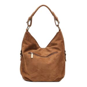 DAMEN TASCHE SHOPPER Hobo-Bag Henkeltasche Schultertasche Umhängetasche Handtasche CrossOver CrossBag Damentasche Reisetasche Beuteltasche Braun