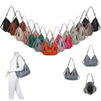 Damen Tasche Shopper Hobo-Bag Schultertasche Leder Optik Umhängetasche Handtasche Crossover Reisetasche Handtasche Dunkelblau
