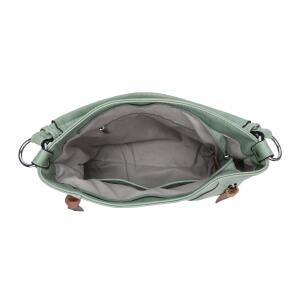 Damen Tasche Shopper Hobo-Bag Schultertasche Leder Optik Umhängetasche Handtasche Crossover Reisetasche Beuteltasche Handtasche Rot