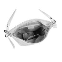 Made in Italy DAMEN ECHTLEDER TASCHE Handtasche Umhängetasche Ledertasche Schultertasche Beuteltasche Umhängetasche Cross-Over Hellgelb