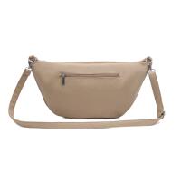 XXL Tasche Bauchtasche Hüfttasche Crossbody Schultertasche Umhängetasche Kunstleder Gürteltasche Crossover Slingntasche Unisex Bag Cognac