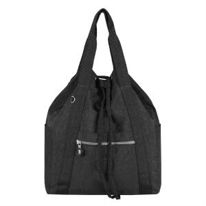 OBC Damen Tasche Rucksack Handtasche Cityrucksack Crinkle Nylon Backpack Schultertasche Damenrucksack Daypack