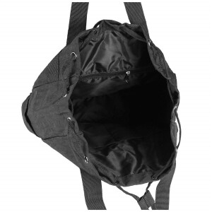 OBC Damen Tasche Rucksack Handtasche Cityrucksack Crinkle Nylon Backpack Schultertasche Damenrucksack Daypack Braun