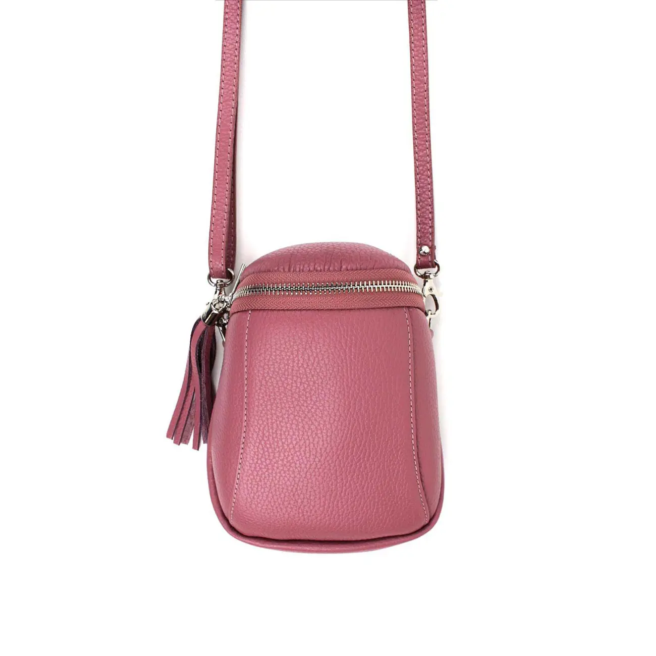 Made in Italy Damen Leder Tasche Umhängetasche...