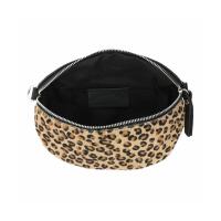 Made in Italy DAMEN LEDER Gürteltasche Crossbody Hüfttasche Bauchtasche Umhängetasche Brusttasche CrossOver Bodybag Schultertasche Handytasche Geldtasche Tasche Schminktasche Kosmetiktasche Camouflage Pelz