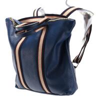 Made in Italy XXL Damen Leder Rucksack Tasche Shopper Handtasche Schultertasche Cityrucksack Daypack Ledertasche Freizeitrucksack Grau