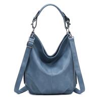 DAMEN TASCHE SHOPPER Hobo-Bag Henkeltasche Schultertasche Umhängetasche Handtasche CrossOver CrossBag Damentasche Reisetasche Beuteltasche Jeansblau