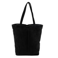 OBC Made in Italy Damen Leder Tasche Shopper Hobo Bag Wildleder Henkeltasche Handtasche Umhängetasche Ledertasche Schultertasche Beuteltasche
