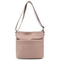 Made in Italy DAMEN LEDER TASCHE Umhängetasche Crossbody Schultertasche City Bag CrossOver Ledertasche Damentasche CrossBag Antikrosa