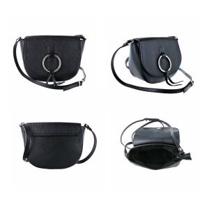 MADE in ITALY Damen LEDER TASCHE Umhängetasche CrossOver Body Bag Echtleder Ledertasche Schultertasche Handytasche Brusttasche Clutch Abendtasche Helltaupe