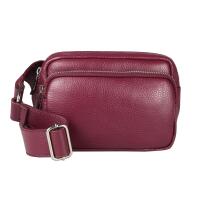 Made in Italy Damen Leder Tasche Crossbody Metallic Hüfttasche Bauchtasche Umhängetasche Bodybag Schultertasche Handytasche Gürteltasche Bordo