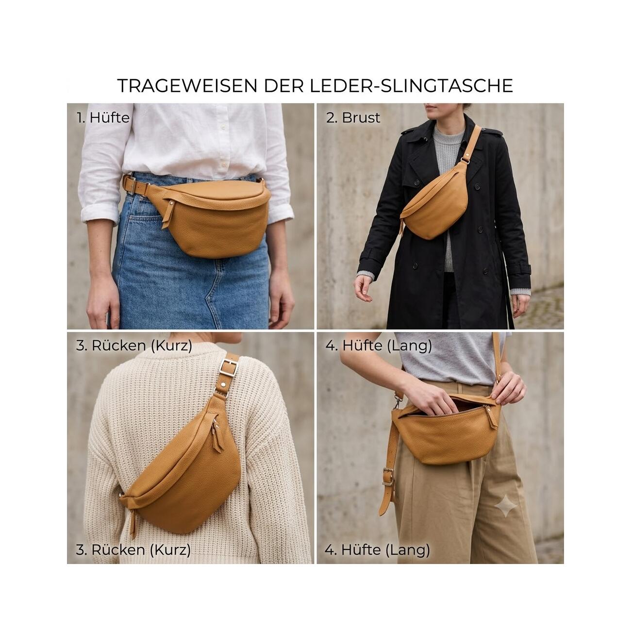 Made In Italy Damen Leder Clutch – Wildleder-Tasche Mit Fransen, 24x16 Cm, Verstellbarer 130 Cm Gurt