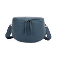 DAMEN TASCHEN  Umhängetasche Crossbody Crossover Leder Optik Handtasche Shopper Jeansblau 27x17x10 cm