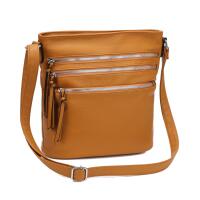 DAMEN TASCHE SHOPPER Schultertasche Umhängetasche CrossOver Crossbody Henkeltasche Beuteltasche Handtasche City Bag Reise Kunst-Leder Gelb