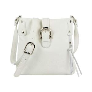 Made in Italy DAMEN LEDER TASCHE Schultertasche CrossOver Handtasche  Umhängetasche Bodybag Abendtasche Crossbody Ledertasche