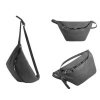 XXL Tasche Bauchtasche Hüfttasche Crossbody Schultertasche Umhängetasche Kunstleder Gürteltasche Crossover Slingntasche Unisex Bag DunkelblauV1